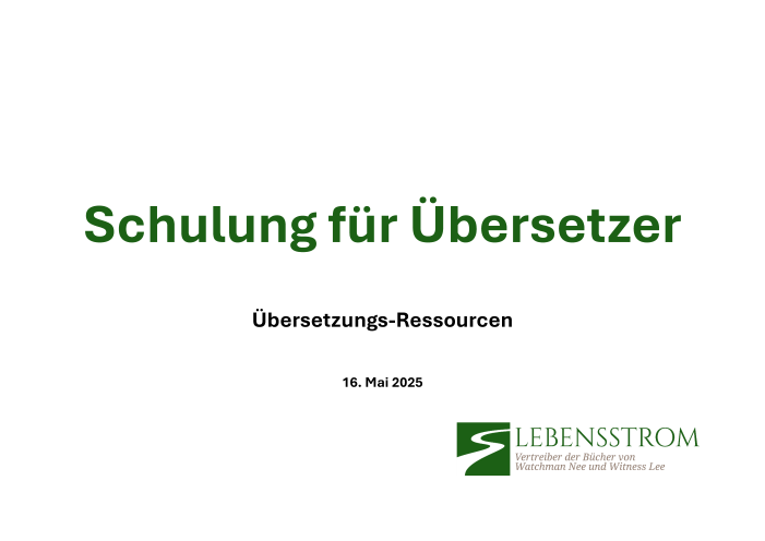 Übersetzungs-Ressourcen